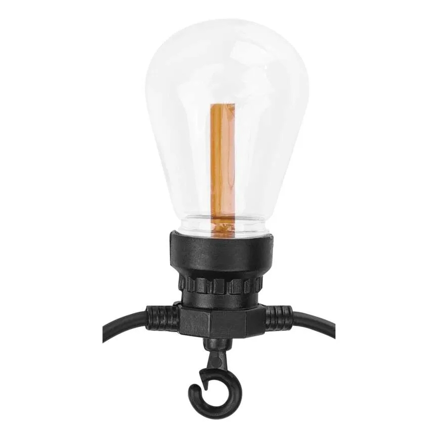 LED saulės dekoracinė girlianda 10xLED/0,6W/1,2V 4,5m IP44 800 mAh