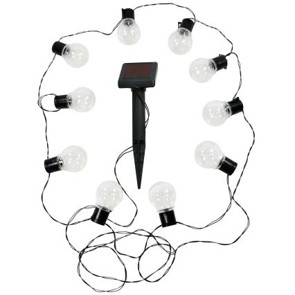 LED Saulės Dekoratyvinė girlianda LED/1,2V 300 mAh 3,8 m IP44