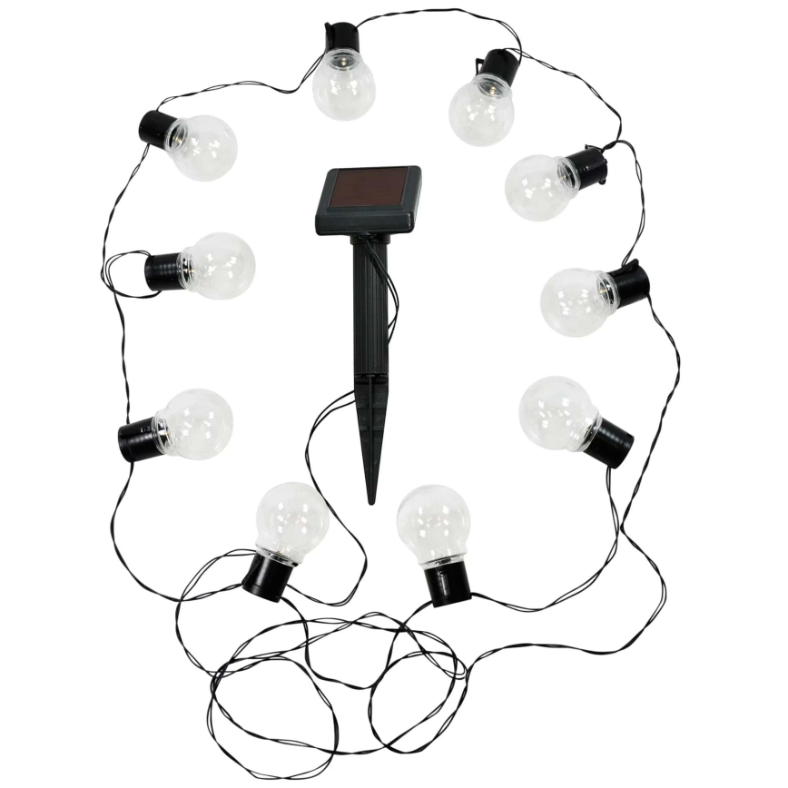 LED Saulės Dekoratyvinė girlianda LED/1,2V 300 mAh 3,8 m IP44