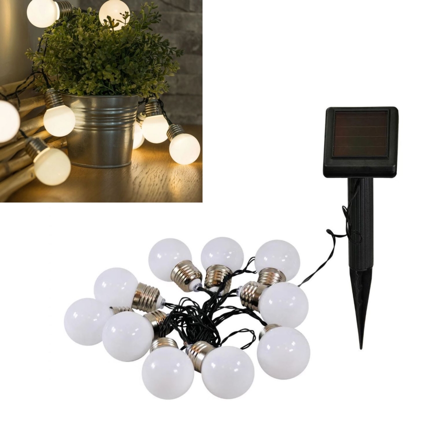 LED Saulės Dekoratyvinė girlianda LED/1,2V 300 mAh 3,8 m IP44