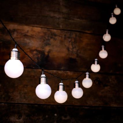 LED Saulės Dekoratyvinė girlianda LED/1,2V 300 mAh 3,8 m IP44