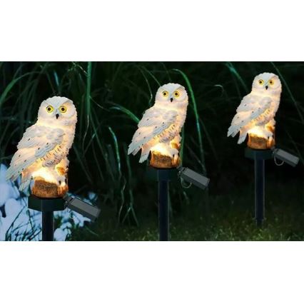 LED saulės dekoratyvinis šviestuvas su jutikliu 6xLED/1,2V 3000K 40 cm 600 mAh IP44