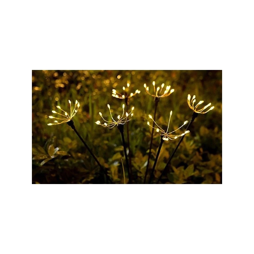 LED saulės dekoratyvinis šviestuvas su jutikliu LED/1,2V 3000K 73 cm 600 mAh IP44