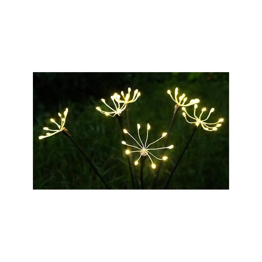 LED saulės dekoratyvinis šviestuvas su jutikliu LED/1,2V 3000K 73 cm 600 mAh IP44