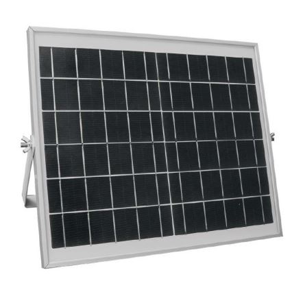 LED Pritemdomas saulės gatvės lempa SAMSUNG CHIP LED/50W/6,4V 4000K IP65 30000 mAh + nuotolinio valdymo pultas