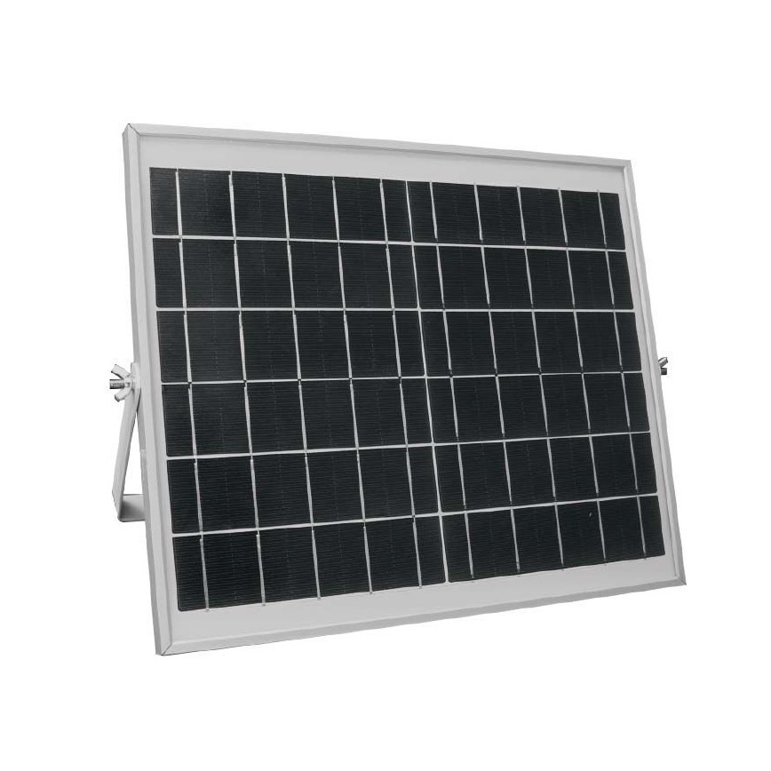 LED Pritemdomas saulės gatvės lempa SAMSUNG CHIP LED/50W/6,4V 4000K IP65 30000 mAh + nuotolinio valdymo pultas