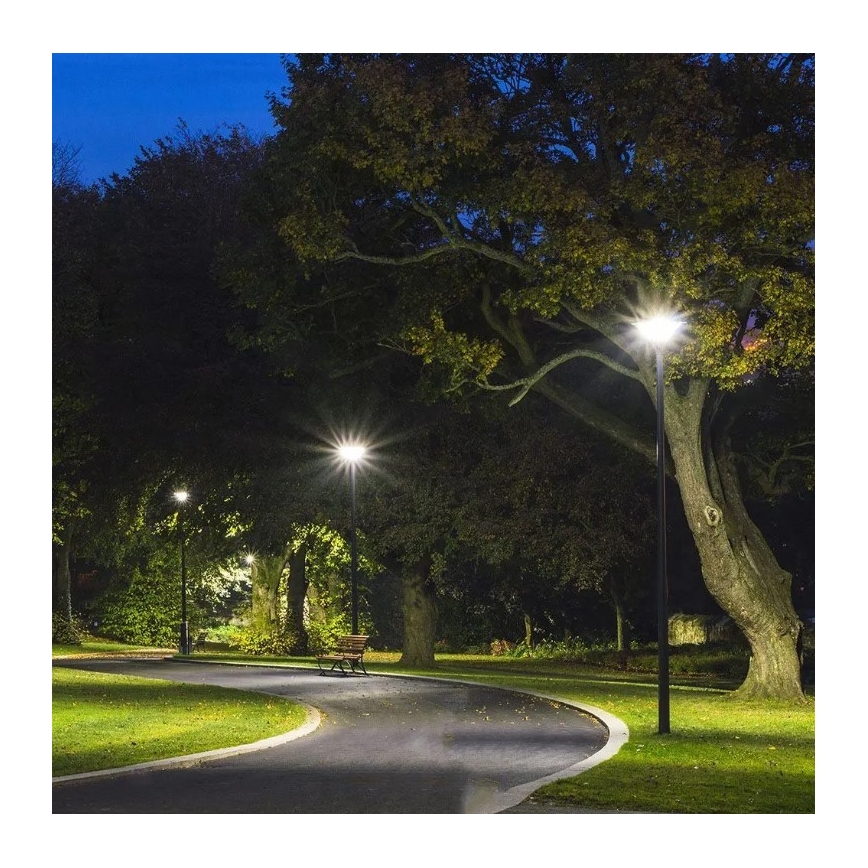 LED Saulės energijos gatvės lempa su jutikliu LED/10W/3,2V 6500K IP65 25000 mAh + nuotolinio valdymo pultas