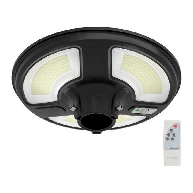 LED Saulės energijos gatvės lempa su jutikliu LED/10W/3,2V IP65 4000K 15000 mAh + nuotolinio valdymo pultas