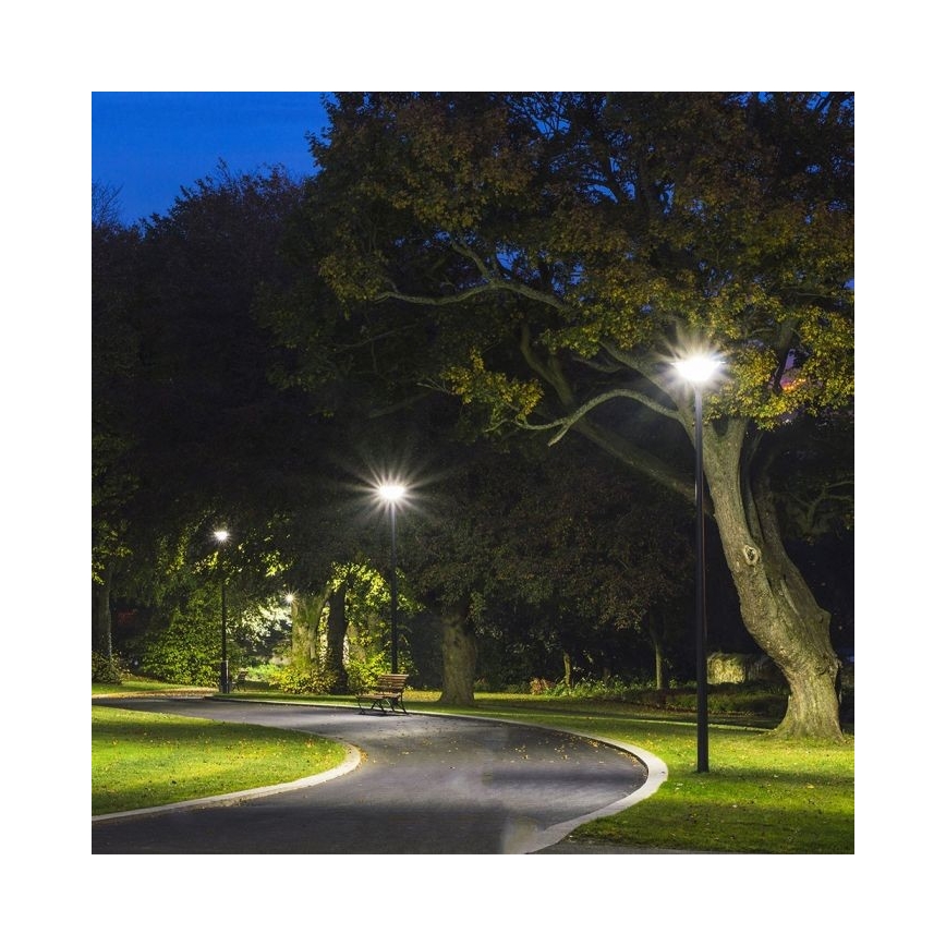 LED Saulės energijos gatvės lempa su jutikliu LED/10W/3,2V IP65 4000K 15000 mAh + nuotolinio valdymo pultas