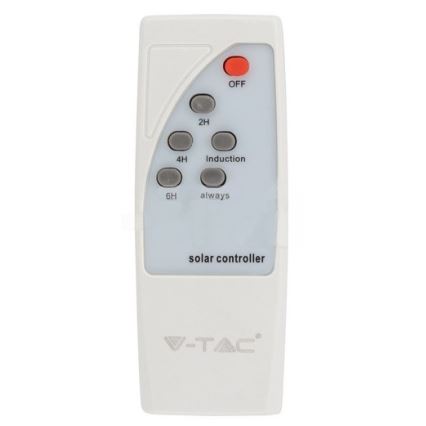 LED Saulės energijos gatvės lempa su jutikliu LED/10W/3,2V IP65 4000K 15000 mAh + nuotolinio valdymo pultas
