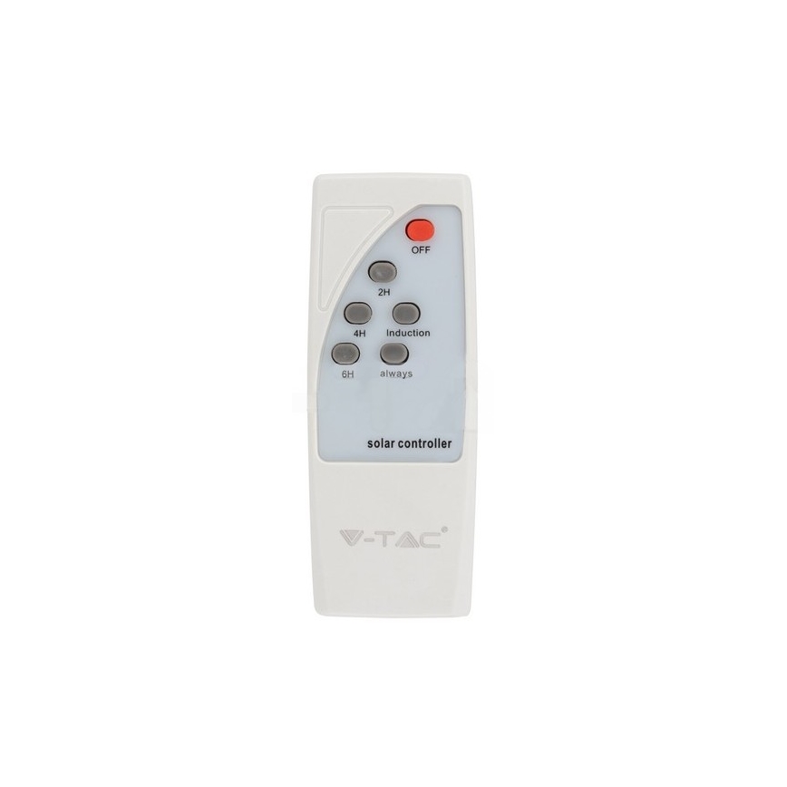 LED Saulės energijos gatvės lempa su jutikliu LED/10W/3,2V IP65 4000K 15000 mAh + nuotolinio valdymo pultas