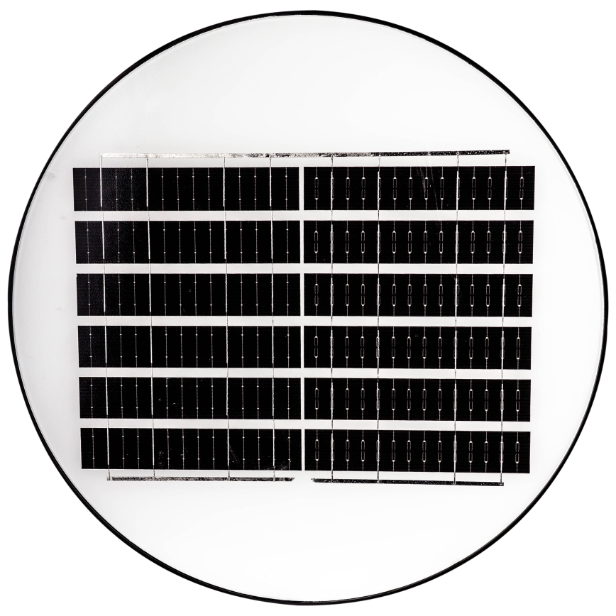 LED Pritemdoma saulės energijos gatvės lempa su jutikliu LED/15W/6V 11000 mAh 6500K IP65 juoda + nuotolinio valdymo pultas