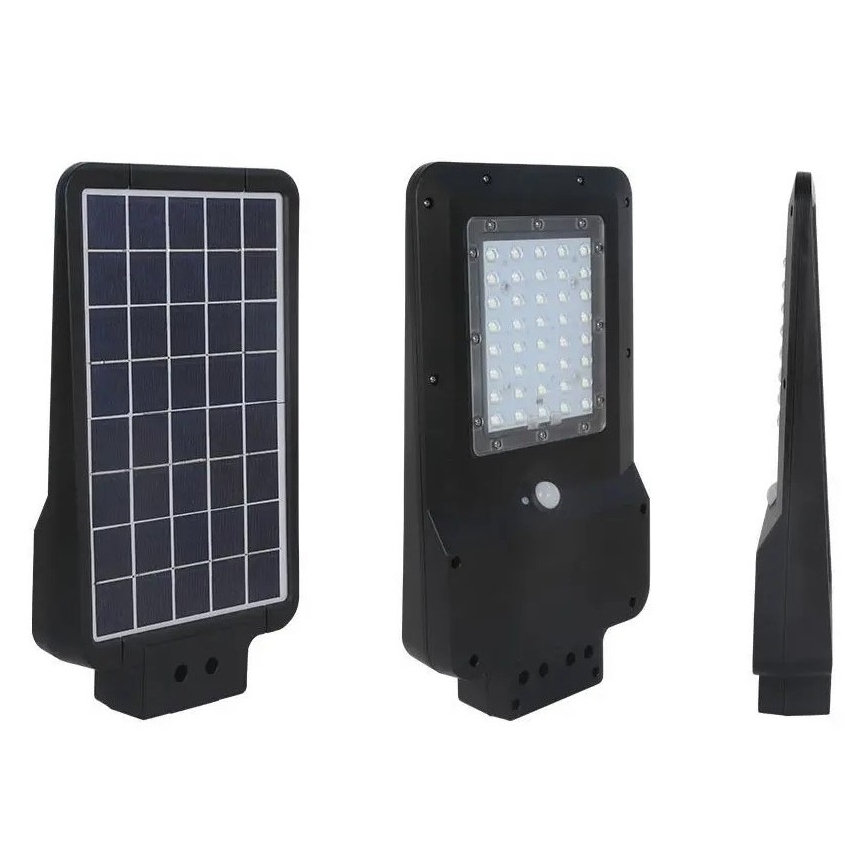 LED Saulės energijos gatvės lempa su jutikliu LED/15W/7,4V 6000K IP65 10800 mAh