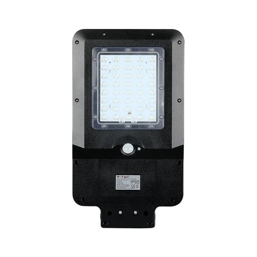 LED Saulės energijos gatvės lempa su jutikliu LED/15W/7,4V 6000K IP65 10800 mAh