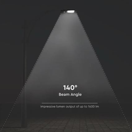 LED Saulės energijos gatvės lempa su jutikliu LED/15W/7,4V 6000K IP65 10800 mAh