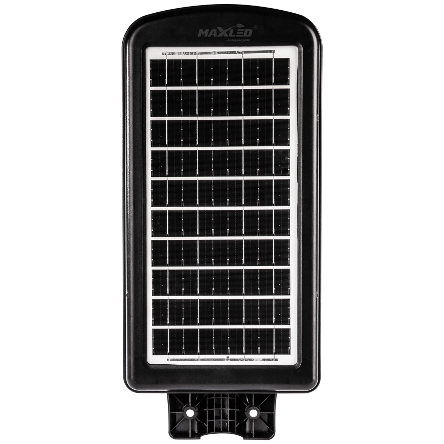 LED Pritemdoma saulės energijos gatvės lempa su jutikliu LED/180W/6V 6500K IP65 juoda + nuotolinio valdymo pultas