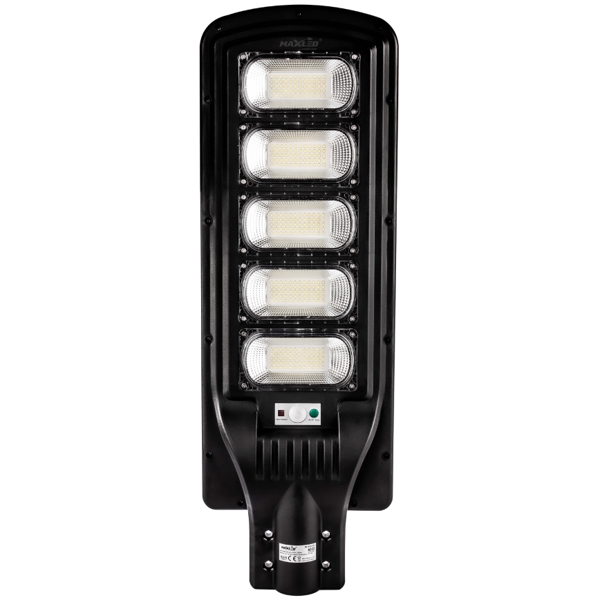 LED Pritemdoma saulės energijos gatvės lempa su jutikliu LED/300W/6V 6500K IP65 juoda + nuotolinio valdymo pultas
