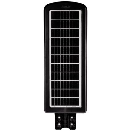 LED Pritemdoma saulės energijos gatvės lempa su jutikliu LED/300W/6V 6500K IP65 juoda + nuotolinio valdymo pultas