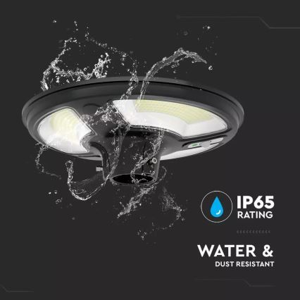 LED Saulės energijos gatvės lempa su jutikliu LED/7,5W/3,2V IP65 4000K 15000 mAh + nuotolinio valdymo pultas