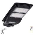 LED Saulės energijos gatvės lempa su jutikliu STREET 2xLED/6W/3,2V 12000 mAh IP65 + nuotolinio valdymo pultas