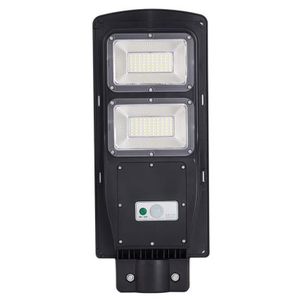 LED Saulės energijos gatvės lempa su jutikliu STREET 2xLED/6W/3,2V 12000 mAh IP65 + nuotolinio valdymo pultas