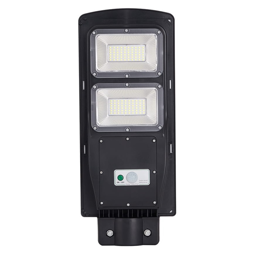 LED Saulės energijos gatvės lempa su jutikliu STREET 2xLED/6W/3,2V 12000 mAh IP65 + nuotolinio valdymo pultas