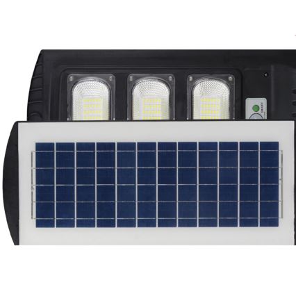 LED Saulės energijos gatvės lempa su jutikliu  STREET 3xLED/9W/3,2V IP65 + valdymo pultas