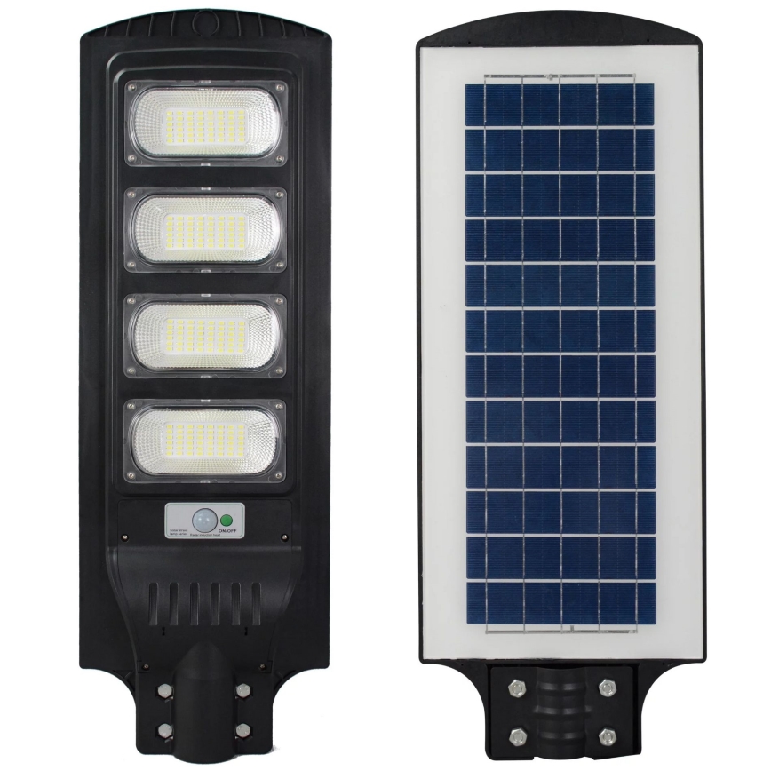 LED Saulės energijos gatvės lempa su jutikliu STREET LED/15W/3,2V 15000 mAh IP65 + nuotolinio valdymo pultas