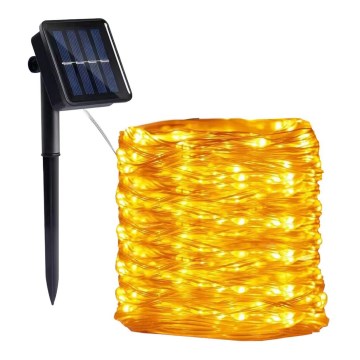 LED - Saulės energijos grandinė 300xLED/0,12W/1,2V 1xAA 27 m IP44 3000K