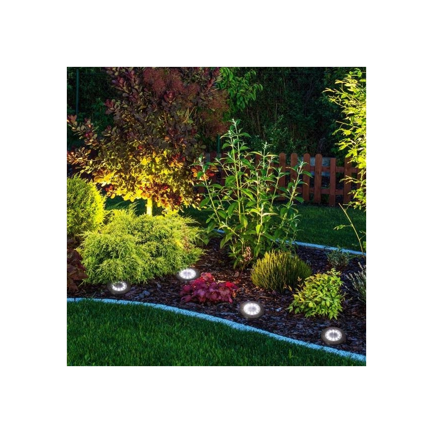 LED Saulės energijos įleidžiamas šviestuvas CLAVO LED/0,72W/1,2V 600mAh IP44