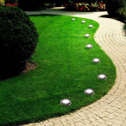 LED Saulės energijos įleidžiamas šviestuvas CLAVO LED/0,72W/1,2V 600mAh IP44