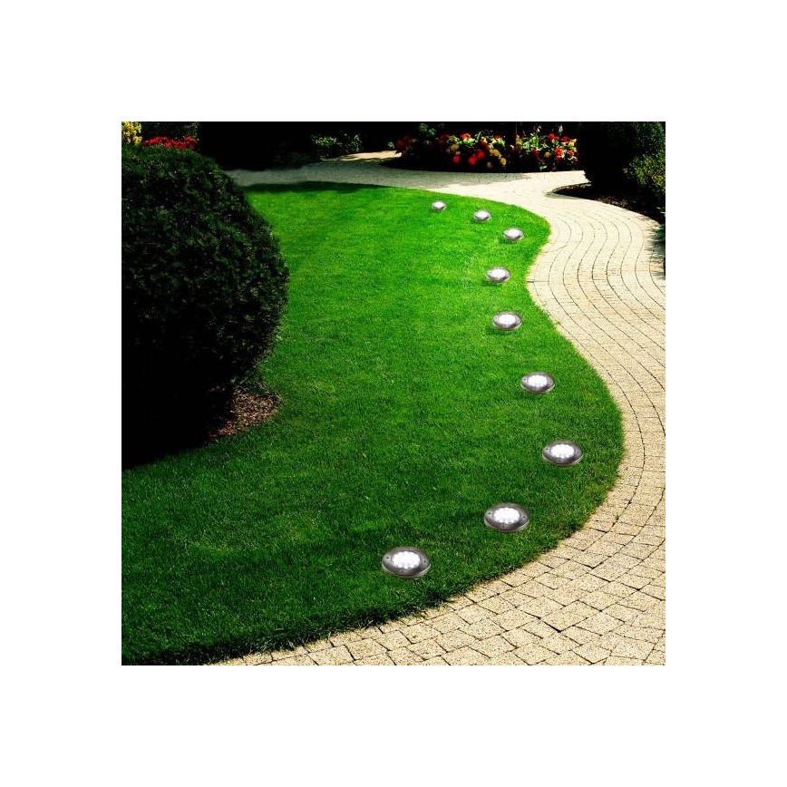 LED Saulės energijos įleidžiamas šviestuvas CLAVO LED/0,72W/1,2V 600mAh IP44