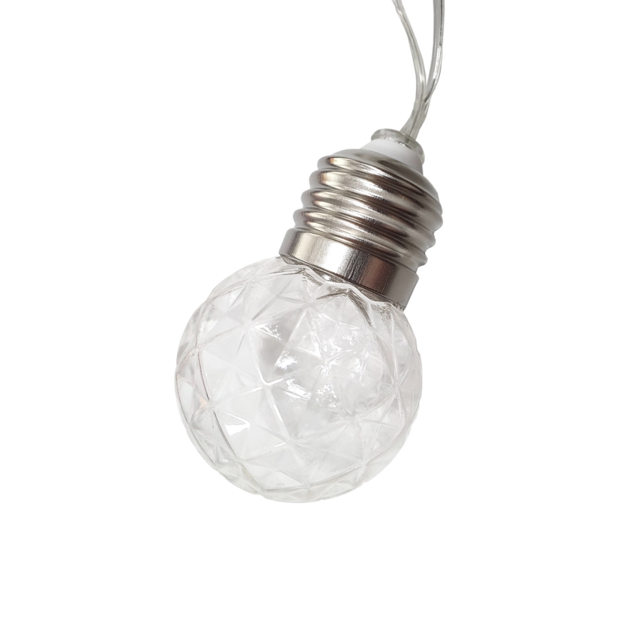 LED Saulės energijos lauko grandinė 10xLED/1,2V 2,2 m IP44
