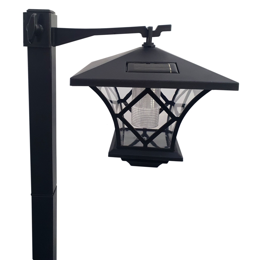 LED Saulės energijos lauko lempa  3in1 LED/1,2V IP44 juoda