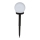 LED Saulės energijos lempa LED/1,2V 40mAh IP44 juoda