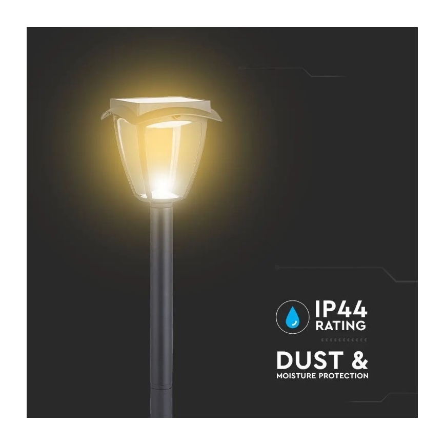 LED Saulės energijos lempa LED/2W/230V 93 cm 3000/6000K IP65