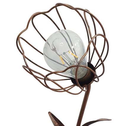 LED Saulės energijos lempa LILLY 1xE27/1,2V IP44
