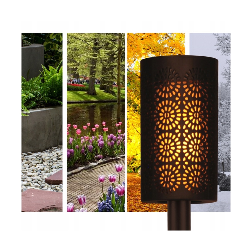 LED Saulės energijos lempa su prieblandos jutikliu LED/2V IP44