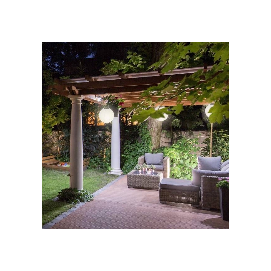 LED Saulės energijos pakabinamas šviestuvas ORIGAMI LED/0,08W/1,2V 300mAh d. 30 cm IP44