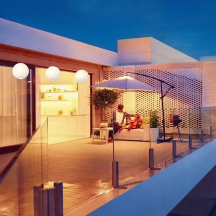 LED Saulės energijos pakabinamas šviestuvas ORIGAMI LED/0,08W/1,2V 300mAh d. 30 cm IP44