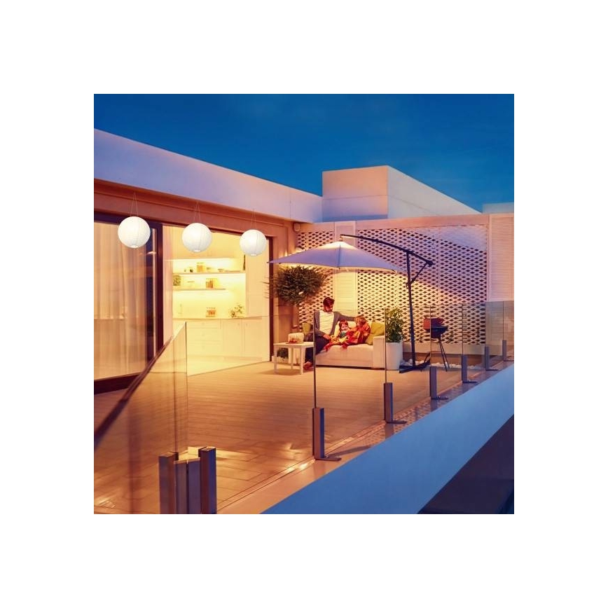 LED Saulės energijos pakabinamas šviestuvas ORIGAMI LED/0,08W/1,2V 300mAh d. 30 cm IP44