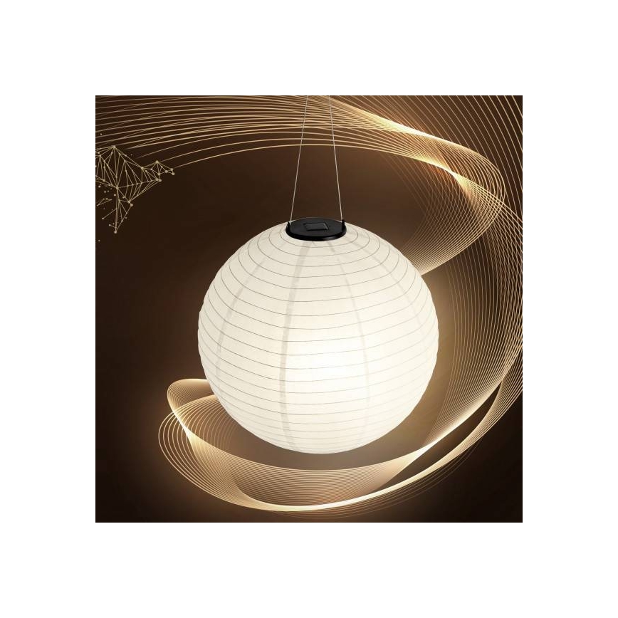 LED Saulės energijos pakabinamas šviestuvas ORIGAMI LED/0,08W/1,2V 300mAh d. 30 cm IP44