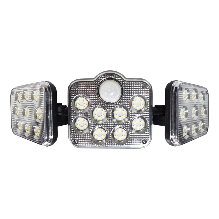 LED saulės energijos prožektorius su judesio jutikliu LED/20W/3,7V 1200 mAh IP44 + RC