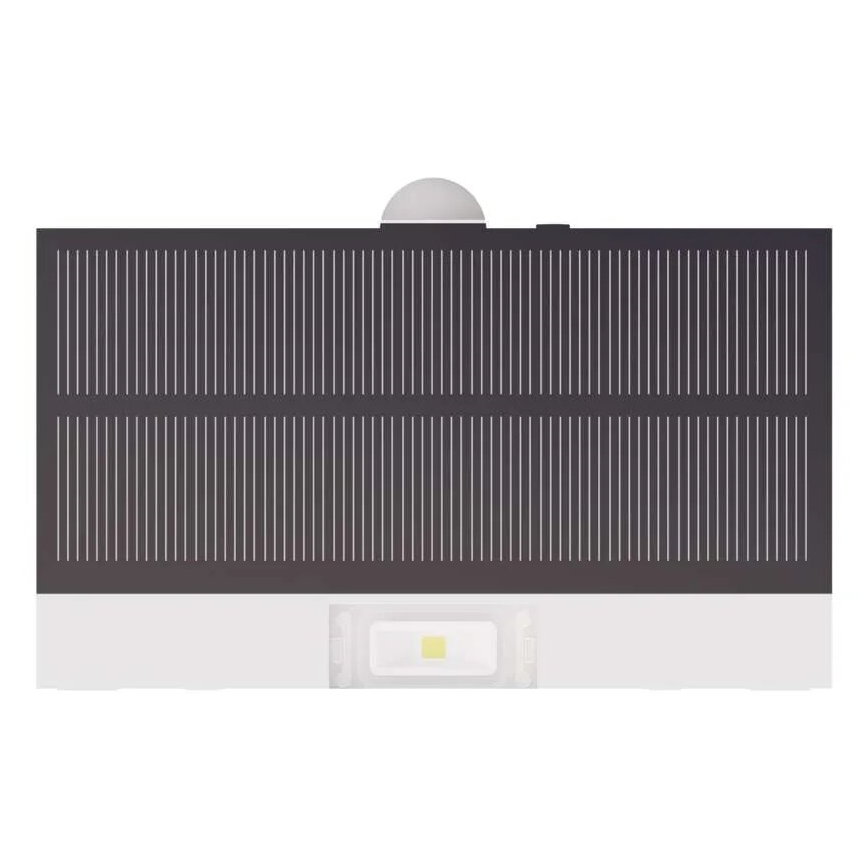 LED Saulės energijos prožektorius su judesio jutikliu LED/3,7V 1200mAh 4000K IP65 balta