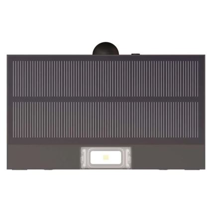LED Saulės energijos prožektorius su judesio jutikliu LED/3,7V 1200mAh 4000K IP65 juoda