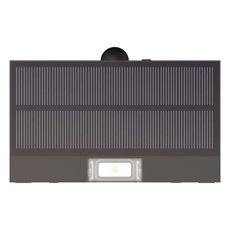 LED Saulės energijos prožektorius su judesio jutikliu LED/3,7V 1200mAh 4000K IP65 juoda