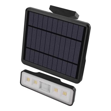 LED Saulės energijos prožektorius su judesio jutikliu LED/3,7V 2500mAh 4000K IP54