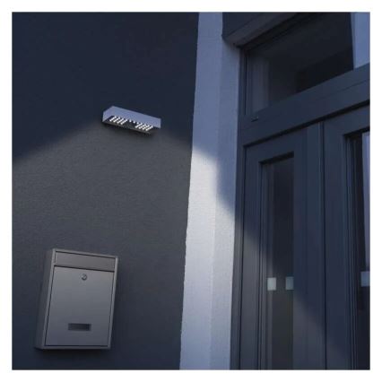 LED Saulės energijos prožektorius su judesio jutikliu LED/3,7V 3000mAh 4000K IP65 balta