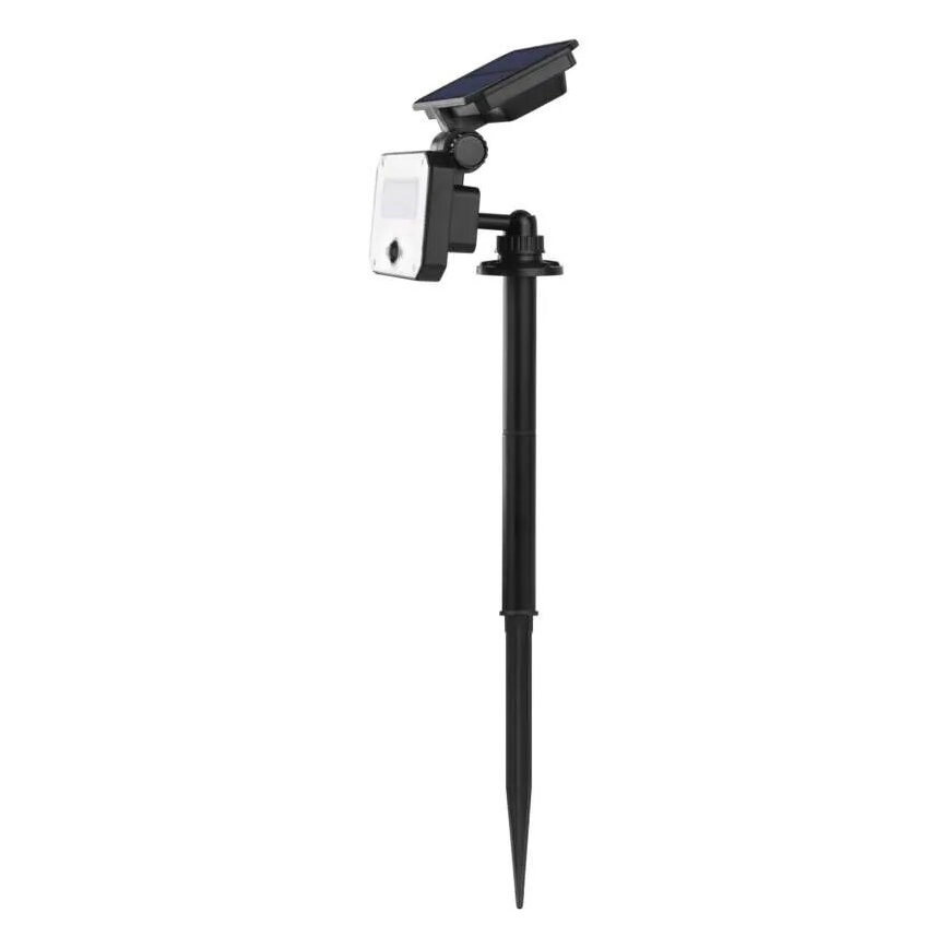 LED Saulės energijos prožektorius su judesio jutikliu SPILO LED/3,7V 3600mAh 3000K IP54 + nuotolinio valdymo pultas