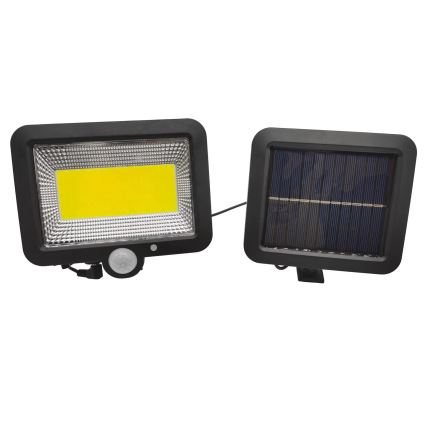 LED Saulės energijos prožektorius su jutiklliu DUO LED/1W/3,7V 1200 mAh IP44